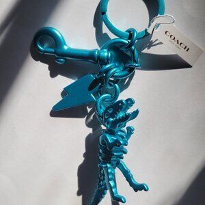 NWT Coach Rexy Bag Charm with Lightning Bolt